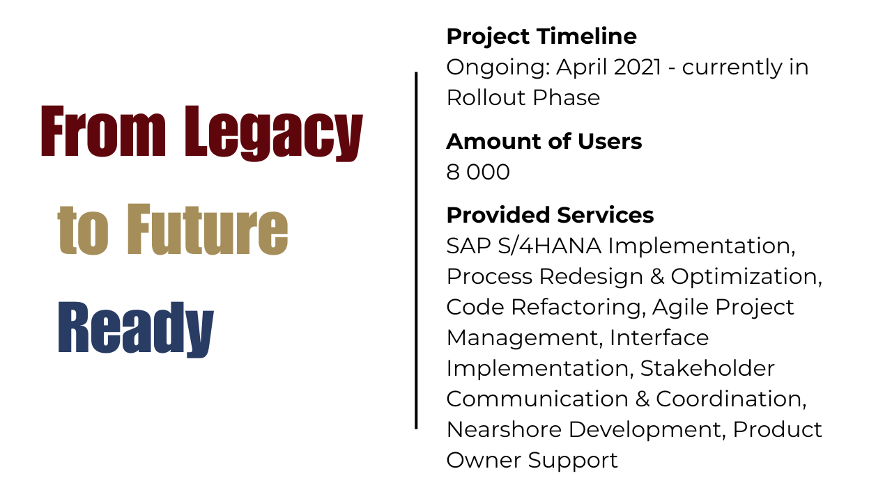 Services for s/4HANA Transformation