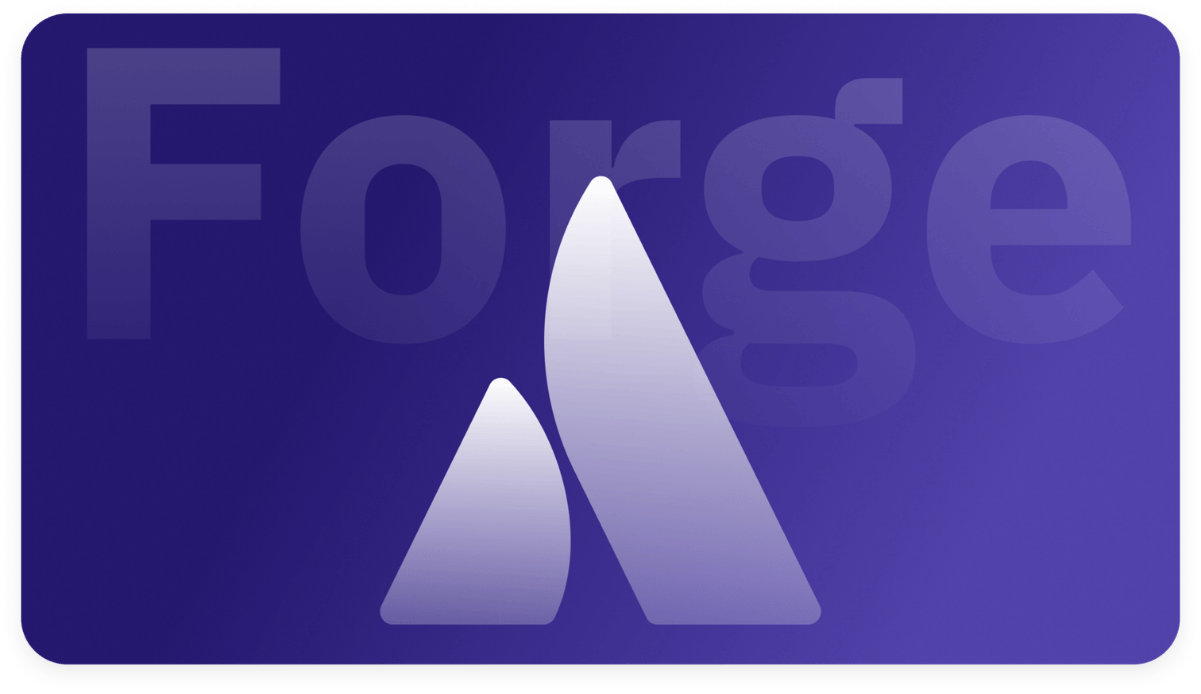 Atlassian Forge Logo with Background